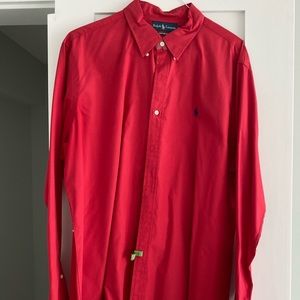 Ralph Lauren dress shirt in red